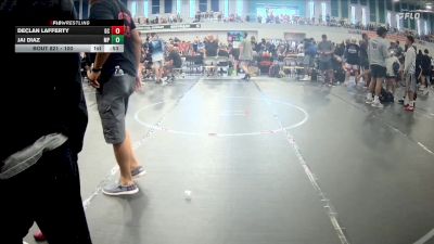100 lbs Cons. Semi - Declan Lafferty, Glynn County vs Jai Diaz, Maximum Performance