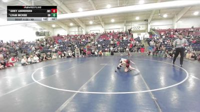 49 lbs 1st Place Match - Grey Andersen, JWC vs Lyam Mckee, Uintah Wrestling