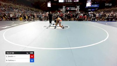 126 lbs Rnd Of 128 - Cole Smith, WV vs Brady Collins, WI