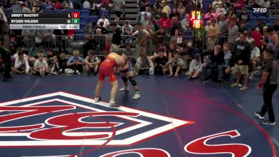 190 lbs Semifinal - Jimmy Mastny, IL vs Ryder Wilder, GA
