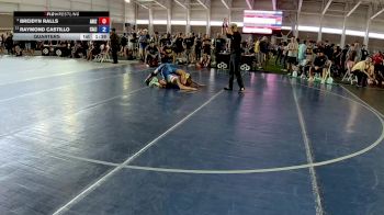 126 lbs Quarters - Breidyn Ralls, Arizona vs Raymond Castillo, California