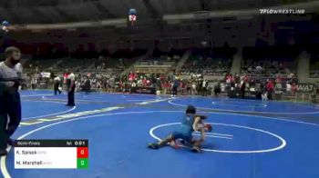 70 lbs Semifinal - Kellan Spisok, Sot-c/ The Compound vs Mikeil (Male) Marshall, Avengers