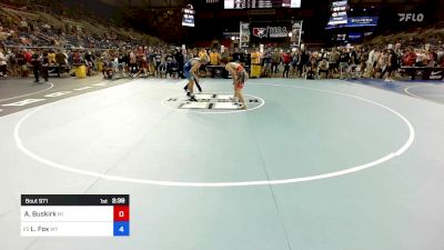 150 lbs Cons 128 #2 - Alex Buskirk, MI vs Liam Fox, WY