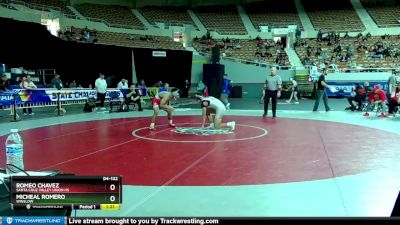 D4-132 lbs Quarterfinal - Micheal Romero, Winslow vs Romeo Chavez, Santa Cruz Valley Union Hs