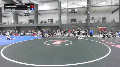 U16 FK - 113 lbs 1st Place Match - Landon Hill, Juneau Youth Wrestling Club Inc. vs Connor Beam, Washington