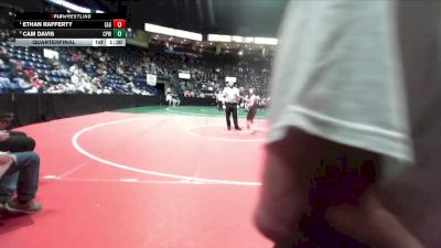 100 lbs Quarterfinal - Ethan Rafferty, EAG2 vs Cam Davis, CPWA