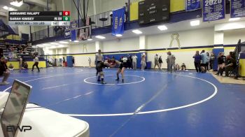 100 lbs Consi Of 4 - Abrianne Halapy, Edison Eagles vs Sarah Kimsey, Perkins