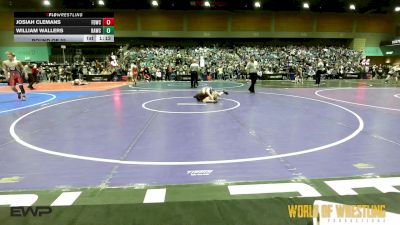 92 lbs Round Of 32 - Josiah Clemans, FordDynasty Wrestling Club vs William Wallers, RAWC