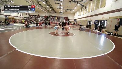 144 lbs Semifinal - Isaias Hernandez, Edge Wrestling vs Dmytro Bohdan, The Mat Club