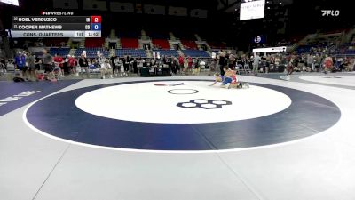 120 lbs Cons. Quarters - Noel Verduzco, IN vs Cooper Mathews, CO