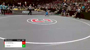 106-2A Cons. Round 3 - Kaiden Schelling, Sedgwick vs Jordan Duran, Center