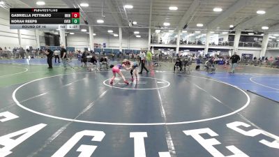 111 lbs Round Of 16 - Gabriella Pettinato, Iron Faith WC vs Norah Reeps, Overcomer Training Center
