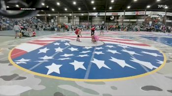 160 lbs Round 3 - Tylyn Eagle Bull, Tatanka Tuff vs Kylee Blake, Camel Kids Wrestling