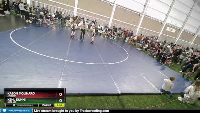 67 lbs Champ. Round 1 - Kason Molinaro, Arizona vs Kehl Kuhni, Juab WC