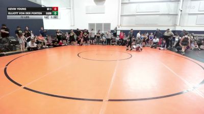72 lbs Final - Kevin Young, WV Cryptids - YTH vs Elliott Von Der Porten, Hammers - YTH