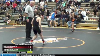 J-1 lbs Cons. Semi - Trenton McKean, Lone Tree Wrestling Club vs Kellen Johnson, Hammerin Hawks