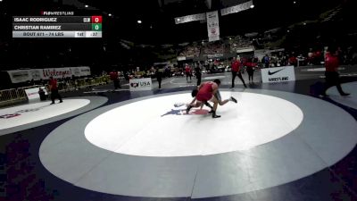 74 lbs Cons. Quarters - Isaac Rodriguez, Club Lucha Wrestling vs Christian Ramirez