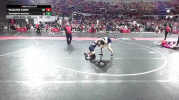 125 lbs Cons. Round 1 - Addison Wesell, Southern Door vs Malayna Starr, Wittenberg-Birnamwood