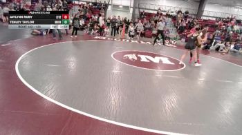 135 lbs Quarterfinal - Jaylynn Ruby, Lingle-Ft. Laramie/Southeast vs Tenley Taylor, Moorcroft