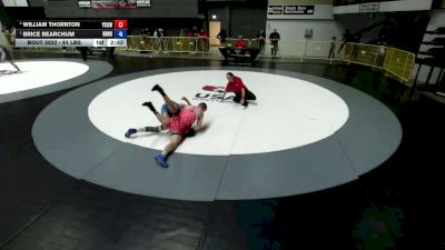 61 lbs Cons. Sub-semis - William Thornton, Yuba Sutter Combat Wrestling Club vs Brice Bearchum, Red Bluff High School Wrestling