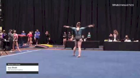 Izzy Brott - Women's Group, Mid Iowa Gymnastics - 2021 Women's Xcel Region 4 Championships