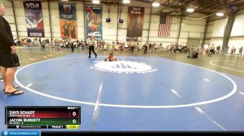 52 lbs Rd# 1 9:00am Friday - Jacobi Burkett, PA Gold vs Zayd Schadt, Maryland BLACK