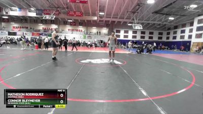 285 lbs Cons. Round 3 - Matheson Rodriquez, Hastings (Neb.) vs Connor Bleymeyer, Dickinson State (N.D.)