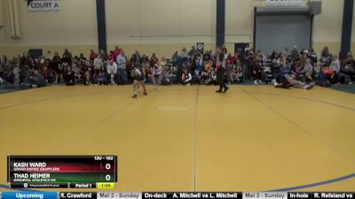 102 lbs Champ. Round 1 - Kash Ward, Grand Rapids Grapplers vs Thad Heimer, Immortal Athletics WC