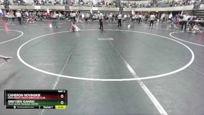 55 lbs Quarterfinal - Cameron Novinskie, Iowa-Grant Youth Wrestling Club vs Greysen Ganski, Team Nazar Training Center