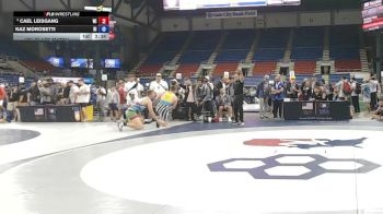 285 lbs 5th Place Match - Cael Leisgang, Wisconsin vs Kaz Morosetti, Rhode Island