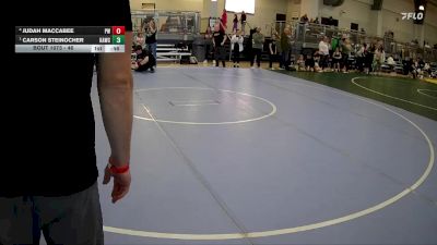 46 lbs Semifinal - Carson Steinocher, Katy Area Wrestling Club vs Judah Maccabee, Paradigm Wrestling