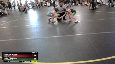 70 lbs Round 3 (6 Team) - Max Cranson, Dundee WC vs Brycen Alber, Ares