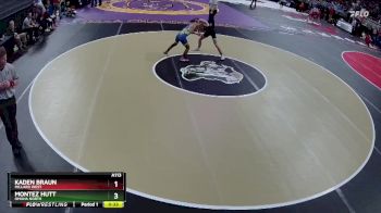 Cons. Round 2 - Kaden Braun, Millard West vs Montez Hutt, Omaha North