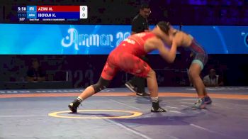 92 kg 1/2 Final - Mohammadmobin Azimi, Iran vs Knyaz Iboyan, Armenia