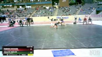 144 lbs Quarterfinal - Parker Maynard, Martin County High School vs Deacon Heisler, Campbell County