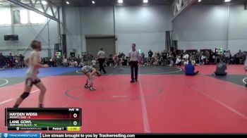 84 lbs Round 2 (6 Team) - Hayden Weiss, Bandits Ohio vs Lane Gowl, Warhawks Black