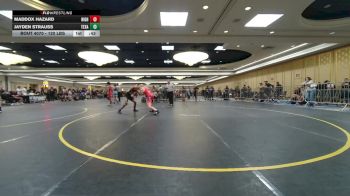 120 lbs Consi Of 8 #1 - Maddox Hazard, High Desert WC vs Jayden Strauss, Texas