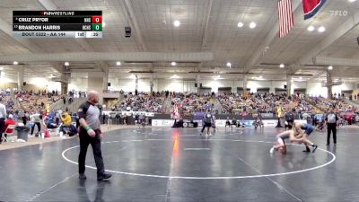 AA 144 lbs Cons. Round 3 - Cruz Pryor, Nolensville High School vs Brandon Harris, Bradley Central High School