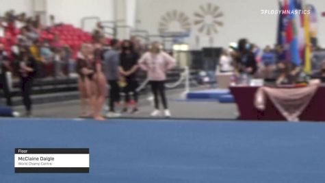 McClaine Daigle - Floor, World Champ Centre - 2021 Region 3 Women's Championships