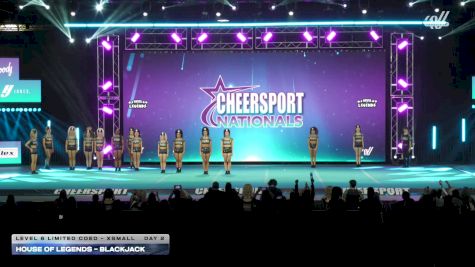 House of Legends - Blackjack [2026 L6 Limited Coed - XSmall Day 2] 2026 CHEERSPORT National All Star Cheerleading Championship