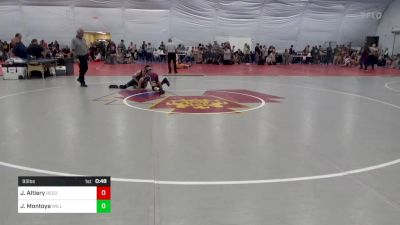 93 lbs Semifinal - Julian Altiery, Reedsville vs Julian Montoya, Williamsport