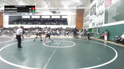 132 lbs Cons. Round 2 - Kai Randolph, Mira Costa vs Victor Gomez, Pacific