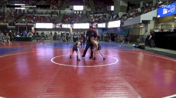 52 lbs Cons. Round 2 - Beckett Craddock, Mine Yard Dogs Wrestling Club vs Roman Groce, Butte Wrestling Club