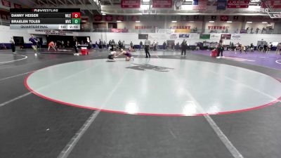 174 lbs Quarterfinal - Danny Heiser, Missouri vs Braelen Toles, Missouri Valley