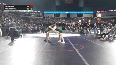 190 lbs Round Of 32 - Zoe Brodin, San Pedro (LA) vs Julia Mendoza, Granite Bay (SJ)