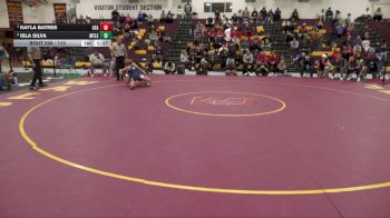 110 lbs 1st Place Match - Kayla Batres, Green Farms Academy vs Isla Silva, Mt. Lebanon