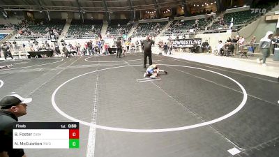 52 lbs Final - Bryton Foster, Cushing vs Nash McCuistion, Pryor Tigers