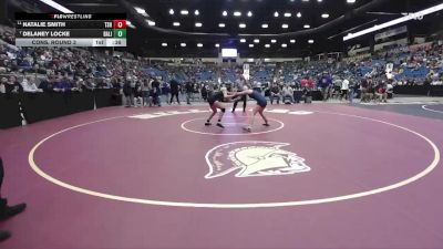 110 lbs Cons. Round 3 - Delaney Locke, Basehor-Linwood HS vs Natalie Smith, Topeka-Seaman Hs