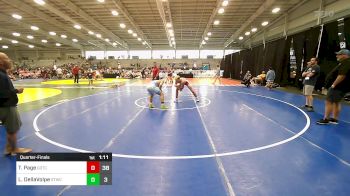 142 lbs Quarterfinal - Thunder Page, Team Gotcha vs Louis DellaVolpe, Shore Thing Surf