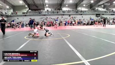 77 lbs Round 3 - Bryson Twillman, Eierman Elite Wrestling Club vs Colton Benwell, Collum Trained School Of Wrestling